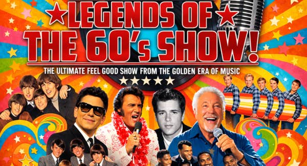 Poster for Legends of the 60s Show at UCH Limerick