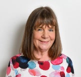 A photograph of Julia Donaldson from the shoulders up. 