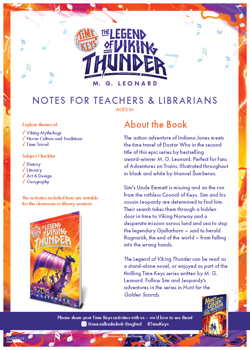 Pages from Legend of Viking Thunder Time Keys book 2 - School resources.png