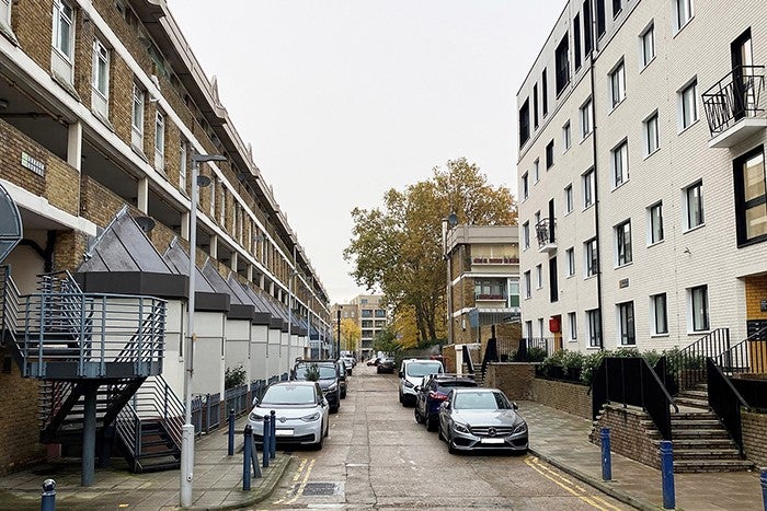 Photo of current Stockwell Park street scene