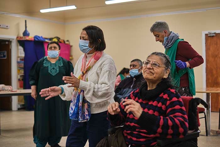 Multi-ethnic Residents in a community centre