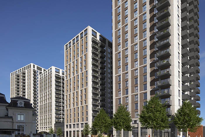 CGI of Merrick development