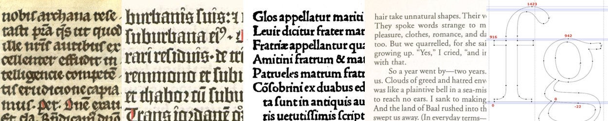 Type through 5 centuries.