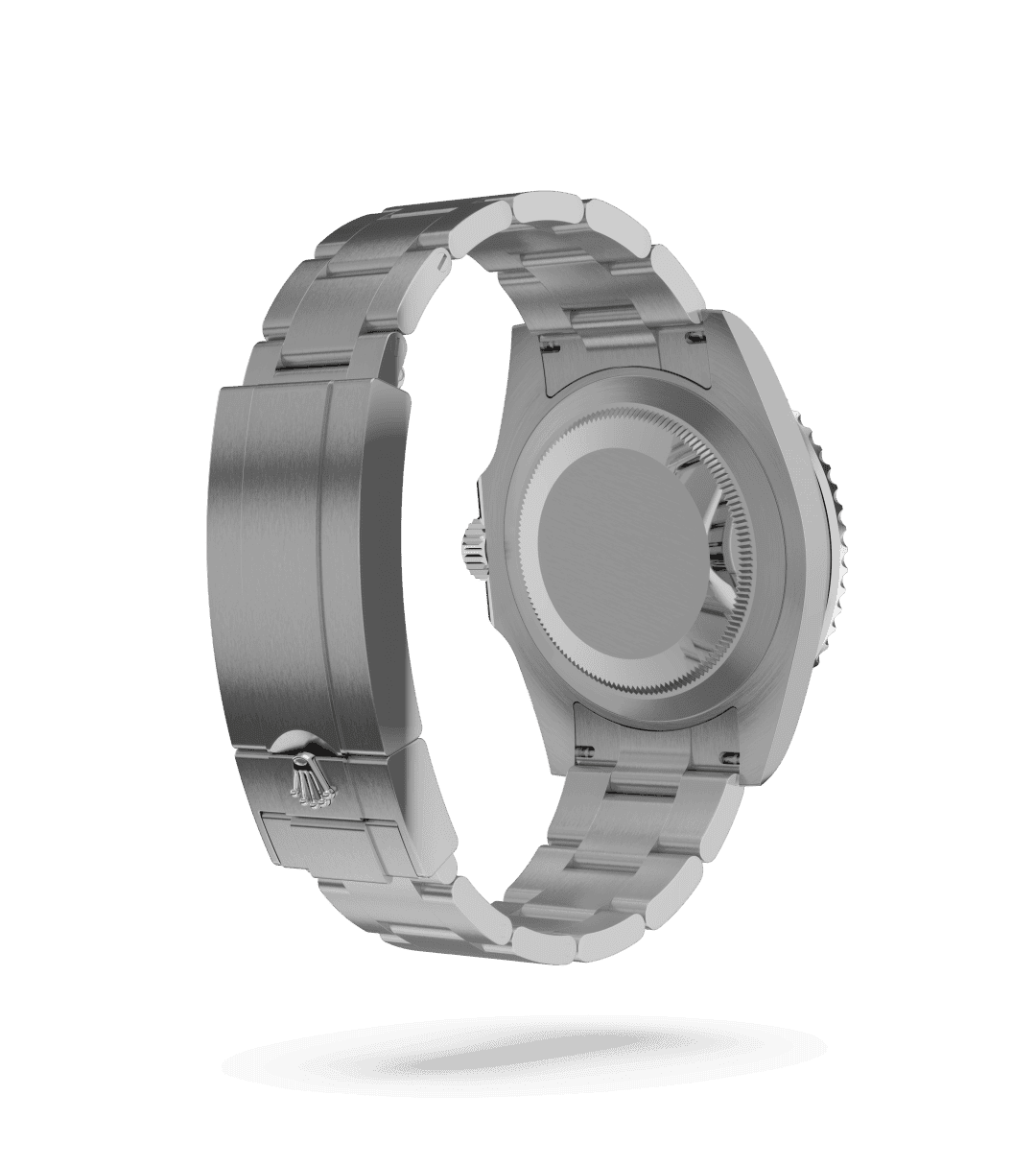 Rolex Submariner Date in Oyster, 41 mm, Oystersteel with a Black dial, Unidirectional rotatable 60-minute graduated, scratch-resistant Cerachrom insert in green ceramic, numerals and graduations coated in platinum bezel, and Oyster, three-piece solid links bracelet