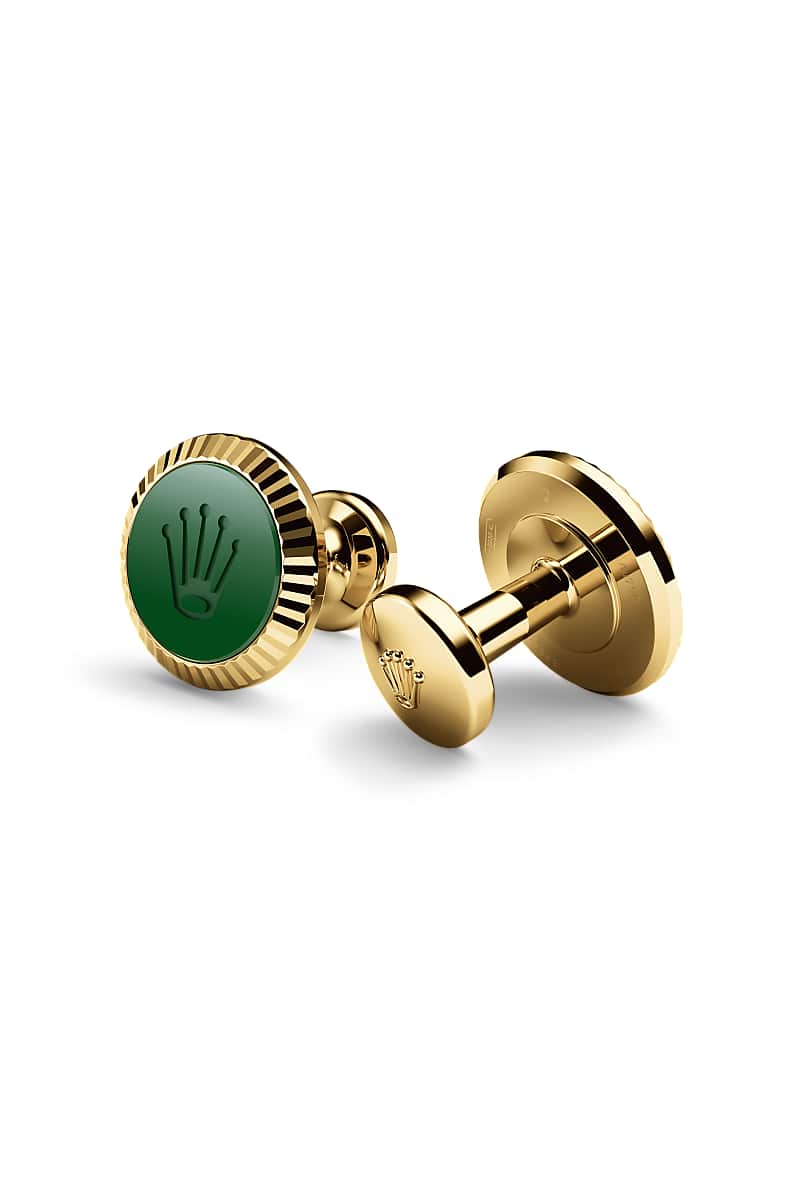 Rolex 'Fluted' cufflinks